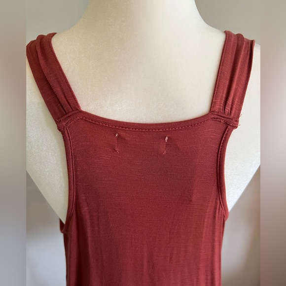 Maurices NWT Burnt Orange Racerback Tank Size 0X - Picture 4 of 5